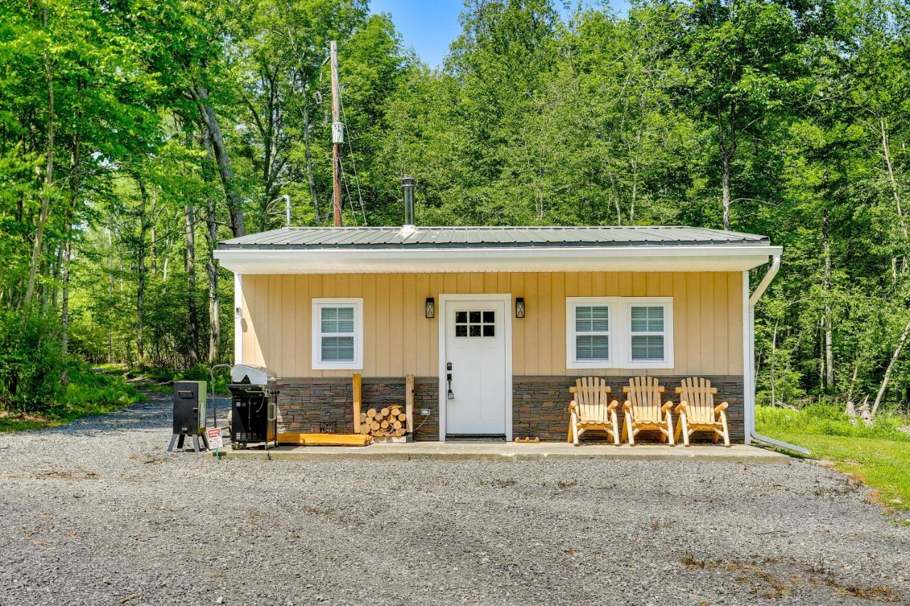 Secluded Poconos Cabin With Fire Pit On 75 Acres! イースト・ストラウズバーグ エクステリア 写真